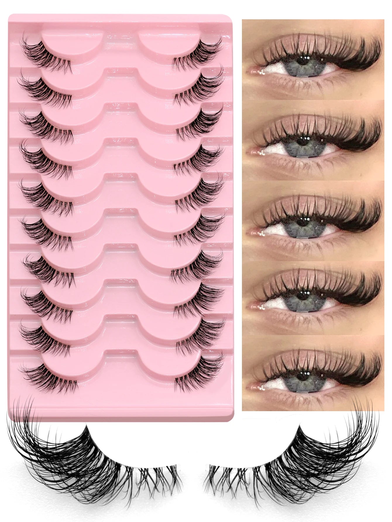 Luxura Pro Half Lashes Soft Natural 10pcs