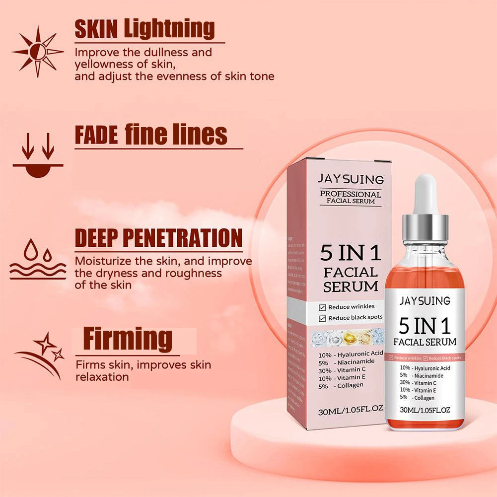 Luxura Pro 5 In 1 Fade fine lines Firming Face Serum