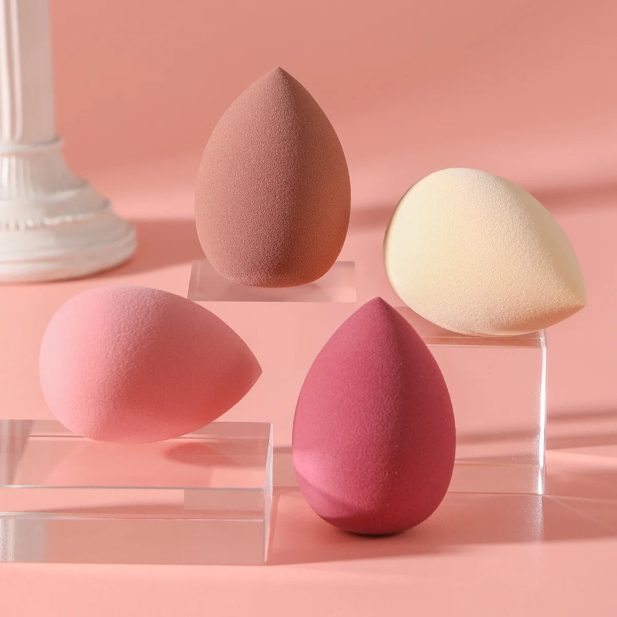 Luxura Pro 4 Pcs Beauty Egg Makeup Sponge