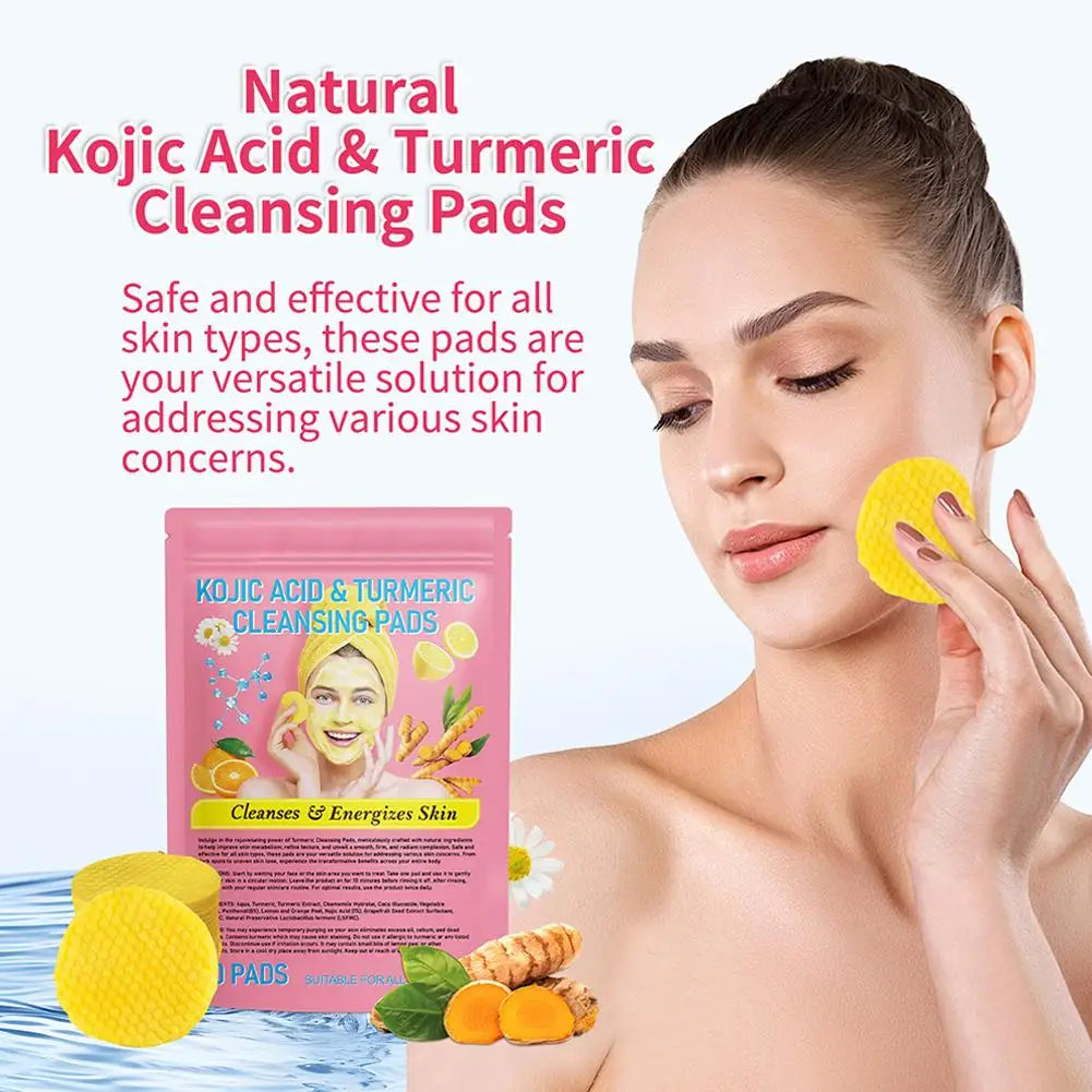 Luxura Pro 40pads Turmeric Kojic Acid Cleansing Pads