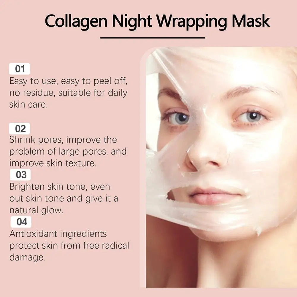 Luxura Pro Collagen Overnight Wrapping Peel Off Facial Mask