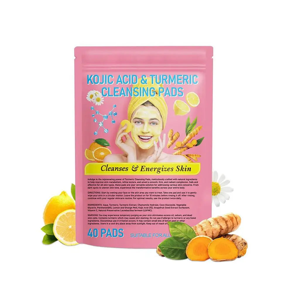 Luxura Pro 40pads Turmeric Kojic Acid Cleansing Pads